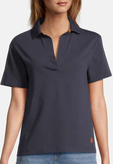 Salzhaut - HOLFI Damen normale Passform - Polo-Shirt - Reduziert -  - 3 - #farbe_navy