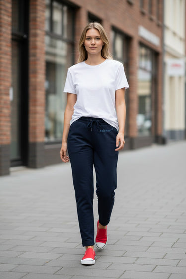 Salzhaut - ANNERWÄRTS Damen Regular Fit - Hose - Jogginhose - Joggpants - 10 - #farbe_navy