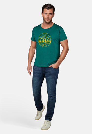 salzhaut - KIMM - CAMPER Herren Regular Fit - adenauer & co - Anker - Basic - 1 - #farbe_Bottle Green