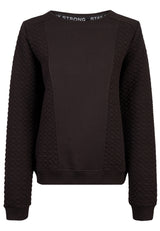 salzhaut - EDIS Damen Sweat Pullover Regular-Fit - adenauer & co - Anker - Basic - 6 - #farbe_Black