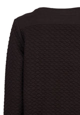 salzhaut - EDIS Damen Sweat Pullover Regular-Fit - adenauer & co - Anker - Basic - 8 - #farbe_Black
