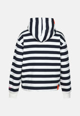 Salzhaut - ADEBAAR Damen normale Passform - Hoodie - Kapuzenpulli - kuschelig - 7 - #farbe_navy-offwhite