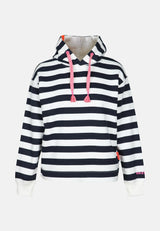 Salzhaut - ADEBAAR Damen normale Passform - Hoodie - Kapuzenpulli - kuschelig - 2 - #farbe_navy-offwhite