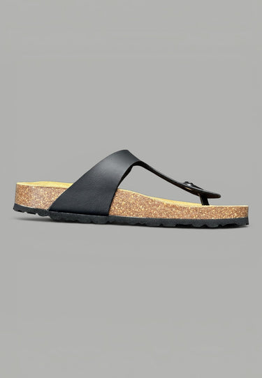 Salzhaut - Sandaal - Sommer Sandale - Strandurlaub - Zehentrenner - 9 - #farbe_black