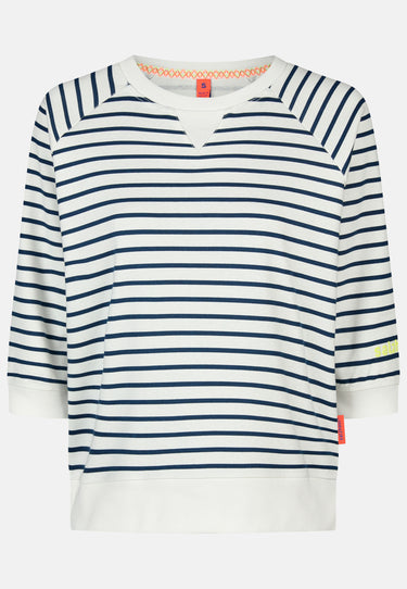 Salzhaut - Sweatshirt - Oversized Raglan-Schnitt - 5 - #farbe_navy-offwhite