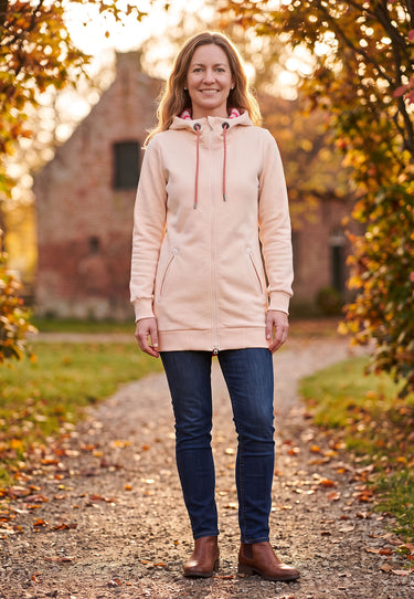 salzhaut - KRAUĞ Damen Sweatjacke normale Passform - adenauer & co - Anker - Basic - 1 - #farbe_Beige