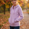 salzhaut - SÖÖTE JACKE Damen Sweatjacke Leicht tailliert - adenauer & co - Anker - Basic - 1 - #farbe_Flieder