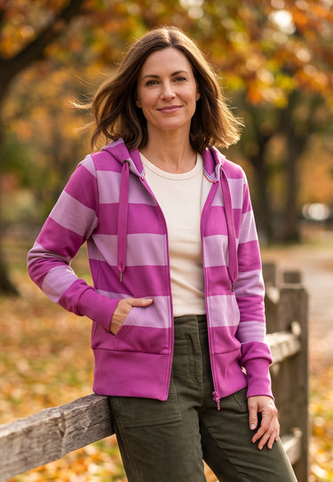 salzhaut - Damen Sweatshirt RECKSCHETER Leicht tailliert - adenauer & co - Anker - Basic - 1 - #farbe_Plum-Flieder