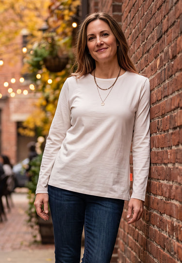 salzhaut - Damen Longsleeve SCHATEKE normale Passform - adenauer & co - Anker - Backprint - 1 - #farbe_Offwhite