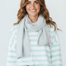 salzhaut - ILLIK Damen Schal normale Passform - adenauer & co - Anker - Basic - 1 - #farbe_Grey Melange