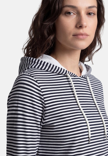 Salzhaut - AADLER Damen Relaxed-Fit - Damen - Kapuze - Langarmshirt - 14 - #farbe_navy-offwhite