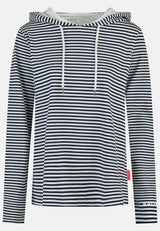 Salzhaut - AADLER Damen Relaxed-Fit - Damen - Kapuze - Langarmshirt - 10 - #farbe_navy-offwhite