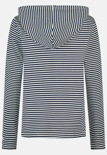 Salzhaut - AADLER Damen Relaxed-Fit - Damen - Kapuze - Langarmshirt - 15 - #farbe_navy-offwhite