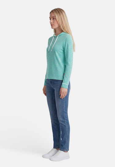 Salzhaut - AADLER Damen Relaxed-Fit - Damen - Kapuze - Langarmshirt - 5 - #farbe_offwhite-lagoon