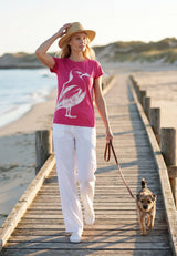 salzhaut - ABBELDWATSCH Damen Relaxed - Fit - adenauer & co - Anker - Basic - 9 - #farbe_fuchsia