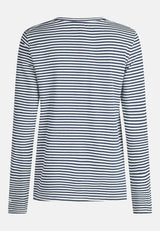 Salzhaut - ACHTERN Damen Relaxed-Fit - Langarmshirt - ringel - Rundhals - 15 - #farbe_navy-offwhite