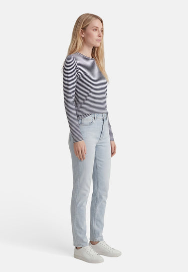 Salzhaut - ACHTERN Damen Relaxed-Fit - Langarmshirt - ringel - Rundhals - 13 - #farbe_navy-offwhite