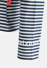 Salzhaut - ACHTERN Damen Relaxed-Fit - Langarmshirt - ringel - Rundhals - 16 - #farbe_navy-offwhite