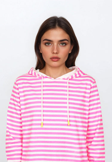 salzhaut - ACKERLÜNNING Damen Oversized, normale Passform - adenauer & co - Anker - Basic - 6 - farbe_Offwhite - Neonpink
