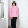 salzhaut - ACKERLÜNNING Damen Oversized, normale Passform - adenauer & co - Anker - Basic - 1 - farbe_Offwhite - Neonpink