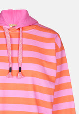 Salzhaut - ADEBAAR Damen normale Passform - Hoodie - Kapuzenpulli - kuschelig - 18 - #farbe_blossom-orange
