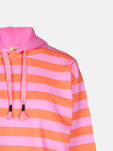 Salzhaut - ADEBAAR Damen normale Passform - Hoodie - Kapuzenpulli - kuschelig - 8 - #farbe_blossom-orange