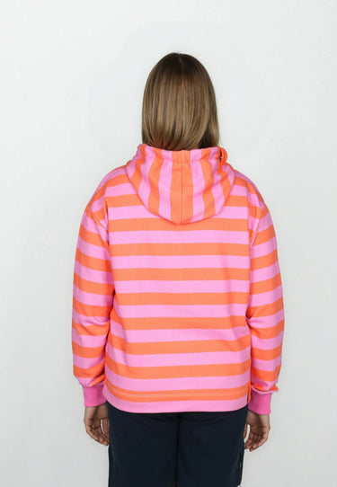 Salzhaut - ADEBAAR Damen normale Passform - Hoodie - Kapuzenpulli - kuschelig - 4 - #farbe_blossom-orange