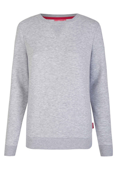 Salzhaut - ADELE Damen normale Passform - Damen - Langarmshirt - Rundhals - 4 - #farbe_grey-melange