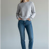 Salzhaut - ADELE Damen normale Passform - Damen - Langarmshirt - Rundhals - 3 - #farbe_grey-melange