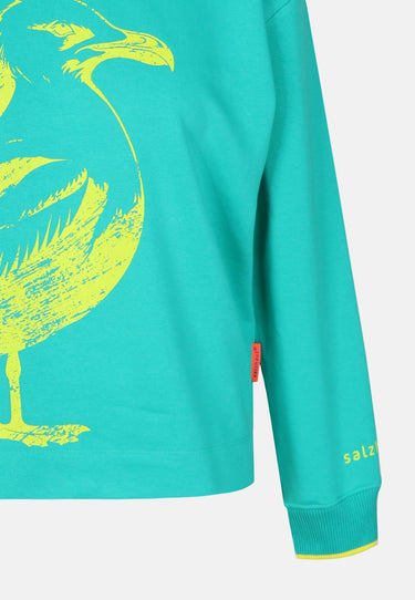 Salzhaut - ADJÜS Damen normale Passform - Hoodie - Kapuze - Kapuzenpulli - 18 - #farbe_lagoon