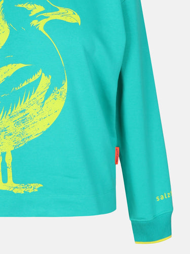 Salzhaut - ADJÜS Damen normale Passform - Hoodie - Kapuze - Kapuzenpulli - 17 - #farbe_lagoon