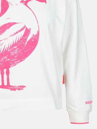 Salzhaut - ADJÜS Damen normale Passform - Hoodie - Kapuze - Kapuzenpulli - 8 - #farbe_offwhite