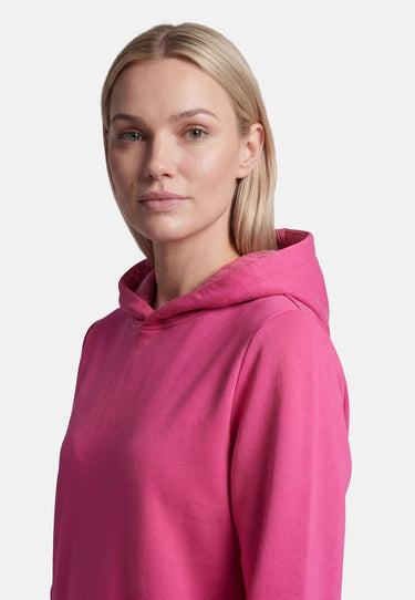 Salzhaut - AFFLUERN Damen Leicht tailliert - Damen - Hoodiekleid - Kapuze - 6 - #farbe_fuchsia