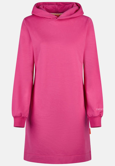 Salzhaut - AFFLUERN Damen Leicht tailliert - Damen - Hoodiekleid - Kapuze - 2 - #farbe_fuchsia