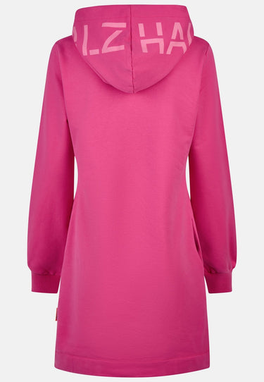 Salzhaut - AFFLUERN Damen Leicht tailliert - Damen - Hoodiekleid - Kapuze - 7 - #farbe_fuchsia