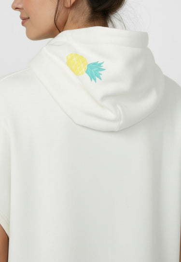salzhaut - AFNEIN Damen Hoodie Oversized - adenauer & co - Anker - Basic - 5 - #farbe_Offwhite