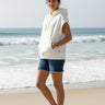 salzhaut - AFNEIN Damen Hoodie Oversized - adenauer & co - Anker - Basic - 1 - #farbe_Offwhite