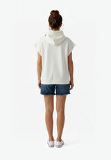 salzhaut - AFNEIN Damen Hoodie Oversized - adenauer & co - Anker - Basic - 4 - #farbe_Offwhite