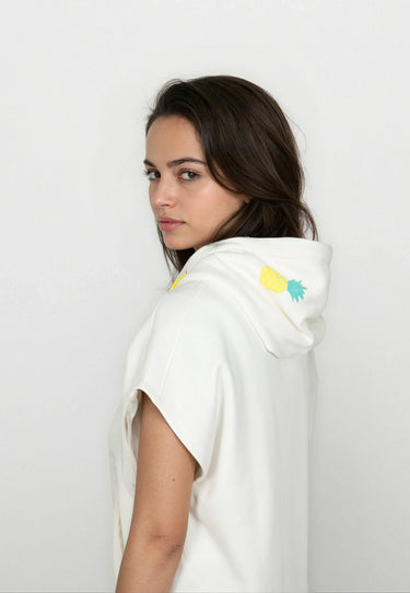 Salzhaut - AFNEIN Damen Oversized - Bauchtasche - Damen - Hoodie - 5 - #farbe_offwhite