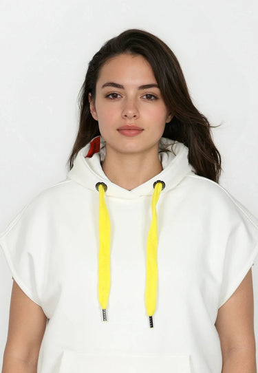 Salzhaut - AFNEIN Damen Oversized - Bauchtasche - Damen - Hoodie - 6 - #farbe_offwhite