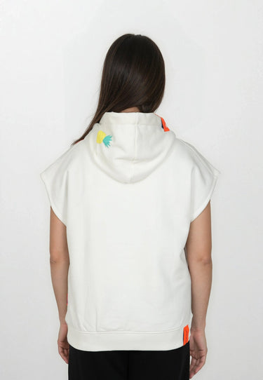 Salzhaut - AFNEIN Damen Oversized - Bauchtasche - Damen - Hoodie - 4 - #farbe_offwhite