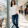 salzhaut - AGEWEREN Damen Relaxed-Fit - adenauer & co - Anker - Basic - 9 - farbe_Offwhite