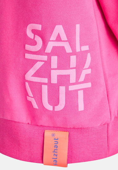 Salzhaut - AGEWEREN Damen Relaxed-Fit - Damen - Pullover - Rundhals - 8 - #farbe_fuchsia