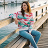 Salzhaut - AKSCHEN Damen Relaxed-Fit - Pullover - Rundhals - Sweat - 1 - #farbe_multicolor