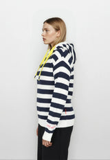 Salzhaut - ALLERWÄGENS Damen normale Passform - Hoodie - Kapuzenpulli - ringel - 6 - #farbe_navy-offwhite