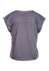 Salzhaut - AMKE WILD AT HEART Damen Relaxed-Fit - Frontprint - Reduziert - Rundhals - 7 - #farbe_grey-melange