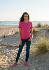 salzhaut - AMUSEERN Damen Relaxed-Fit - adenauer & co - Anker - Basic - 9 - #farbe_fuchsia