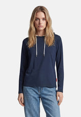 salzhaut - ANNERLETZT Damen Relaxed - Fit - adenauer & co - Anker - Basic - 19 - #farbe_navy