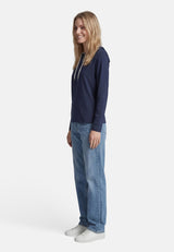 salzhaut - ANNERLETZT Damen Relaxed - Fit - adenauer & co - Anker - Basic - 21 - #farbe_navy