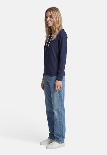 salzhaut - ANNERLETZT Damen Relaxed - Fit - adenauer & co - Anker - Basic - 21 - farbe_Navy